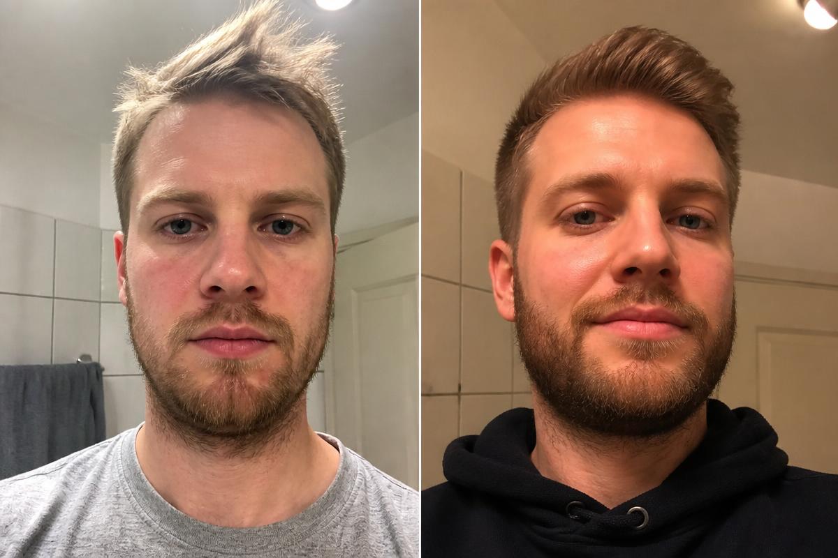 Anton — före och efter